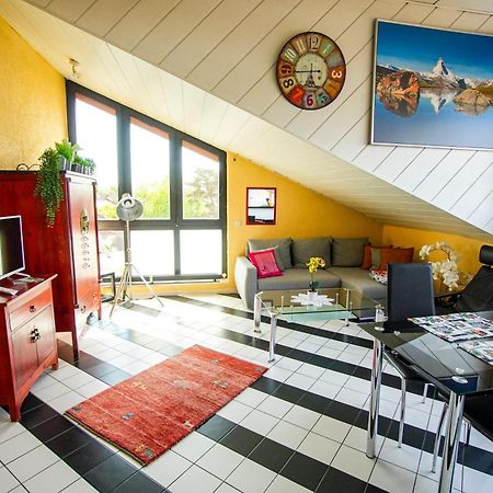 Schönes Studio in der Rheinebene, zentral gelegen Rheinstetten Exterior foto